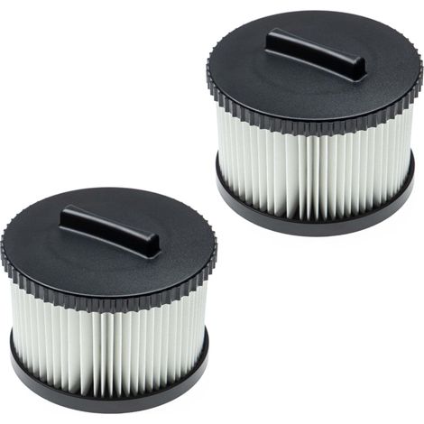 vhbw 2x filtre compatible avec Dewalt DWV9340-XJ aspirateur - filtre HEPA noir / blanc (1/2)