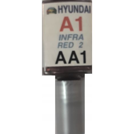 Hyundai A1 AA1 infra ROUGE 2 retouche peinture POUR RAYURES (1/5)