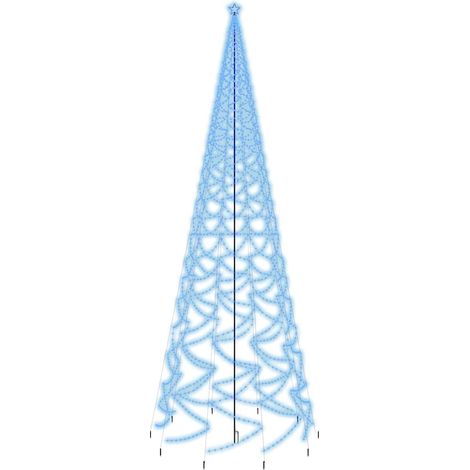 Christmas Tree with Spike Blue 3000 LEDs 800 cm vidaXL (1/5)