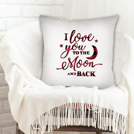 Coussin décoratif à fermeture éclair invisible pour la Saint-Valentin, la Fête des Mères, anniversaire