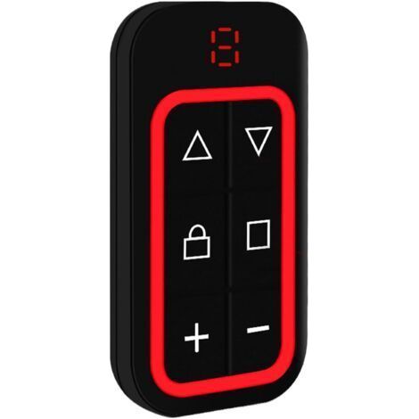Télécommande d'ouverture de porte de garage – Émetteur à 6 boutons, contrôle de garage multifonction, conception fiable et sécurisée, accessoire de propriété haut de gamme pour la maison, l'extérieur, (1/5)