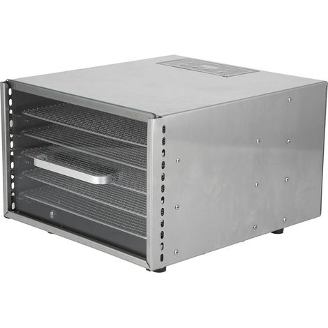Déshydrateur alimentaire FD-06 en acier inoxydable de qualité alimentaire, grande capacité de stockage, 5 niveaux, pour fruits, idéal pour la cuisine, la maison et les restaurants. (1/5)