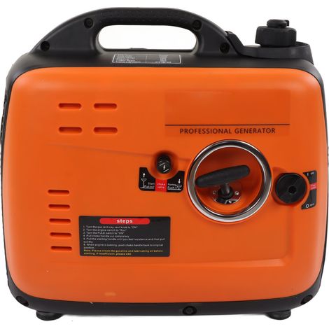 Générateur inverseur 2kW portable essence 88cc 4 temps monocylindre pour camping-car caravane appareils électriques prise UE 230V (1/5)