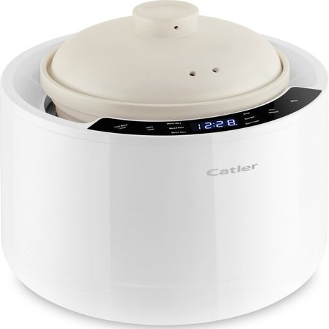 Cuociriso elettrico multifunzione CATLER CR 600 - Vasca in ceramica - 6 programmi automatici - Zuppa - Bianco (1/5)