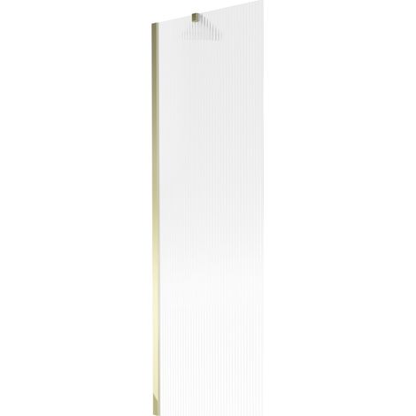 Paroi de baignoire 1 volet Mexen Next 60 x 150 cm, rainuré, doré - 895-060-000-00-09-50 (1/5)