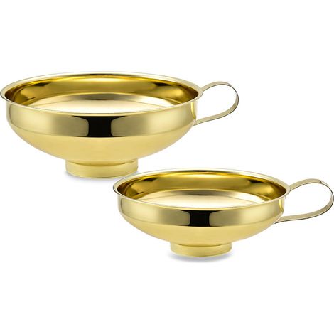 Imbuto per conserve in acciaio inox con ampia apertura, per aperture standard. (1/4)