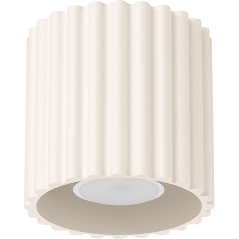 Deckenleuchte AURA 1 GU10 Beige Aluminium Sollux SL.1789 (1/5)
