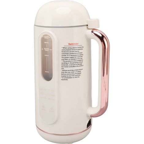 Machine à lait de soja automatique haute vitesse, mixeur multifonction pour lait de noix, pour la maison et les restaurants (prise US 110 V). (1/5)