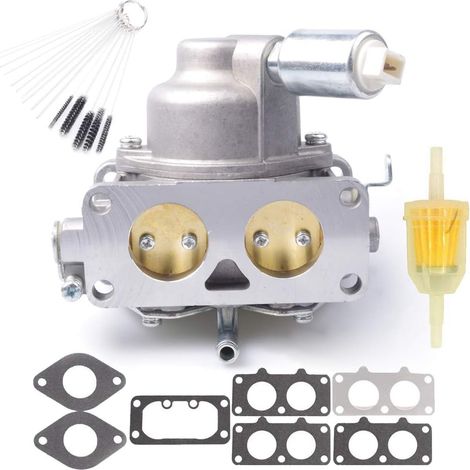 Carburatore compatibile con Briggs & Stratton 791230 799230 699709 499804 V-Twin 20hp 21hp 23hp 24hp 25hp Starter manuale con guarnizione e kit di pulizia per getto di sporco di carbonio