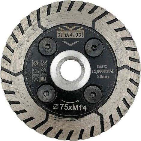 Trennscheibe Diamant M14 Sägeblatt Beton Granit Marmor 1 75mm (1/5)