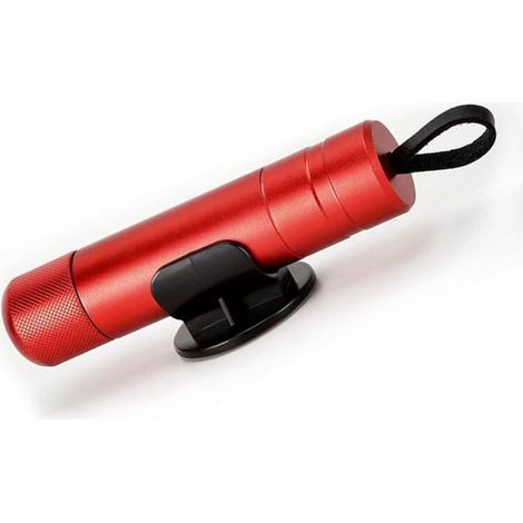 Marteau de sécurité automobile, brise-vitre et coupe-ceinture de sécurité, outil de sortie de secours 2022 (rouge)-AquaForge (1/5)