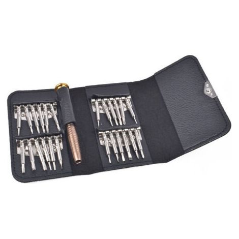 Tournevis de Précision Mini, Kit de Tournevis 25 pièces Outils de Réparation pour Portable, Laptop, Montre, Jouets (1/4)