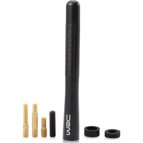 Antenna universale WRC in fibra di carbonio per auto AM/FM (1/5)