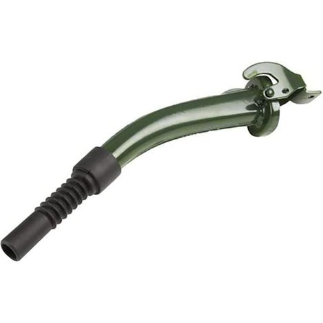 Jerrican en métal avec buse en caoutchouc pour réservoir de carburant de style OTAN 5/10/20 L (vert olive) (1/5)