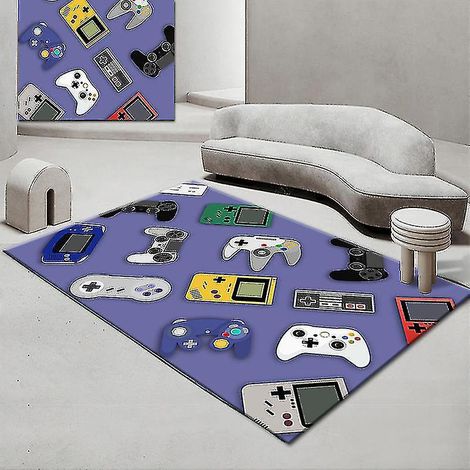 Rutschfeste Fußmatten für Gamecontroller, Türvorleger, Teppiche für Schlafzimmer, drinnen und draußen, Spielmatten für Kinder, mehrfarbig, Größe Jying-40x60cm-Style 03 (1/5)
