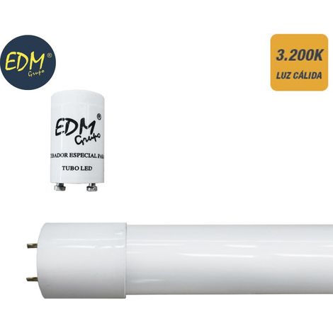 T8-LED-Röhre 9 W, 850 lm, 3000 K warmes Licht, entspricht 18 W, ø2,6 x 60 cm, EDM