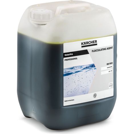 KARCHER Agent de Floculation WaterPro RM 5001 62951680, Bidon de 10 L, sans NTA, pour Traitement de l'Eau Potable, Formule Liquide (1/5)