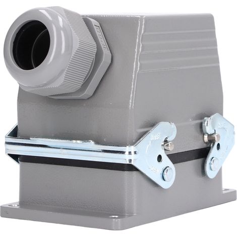 Connecteur De Charge Lourde - 16 A 500 V - Étanche IP67 - Boîtier En Alliage D'aluminium - Connecteur Industriel Rectangulaire - 1 Pièce (1/5)