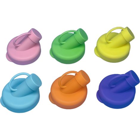 Tappo in silicone per bottiglia di latte, chiusura ermetica.
