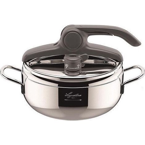 Lagostina Nuova Irradial Control Acciaio Inox 22cm 3.5lt