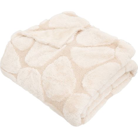 Plaid Boucly 180x230cm blanc - Atmosphera créateur d'intérieur (1/3)