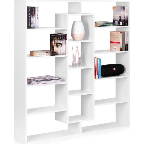Modernes standregal bucherregal 14 regale wei modernhome