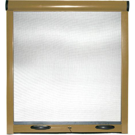 Zanzariera a rullo avvolgibile riducibile con frizione finestra kit zanzariere 60 X 150 Cm Oro (1/3)
