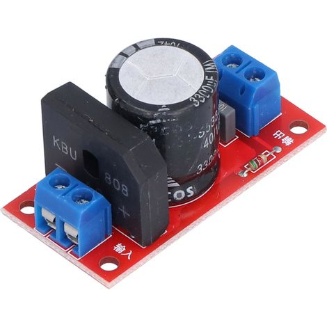 Carte de puissance redresseuse-filtre 8 A AC/DC avec indicateur LED rouge (1/5)