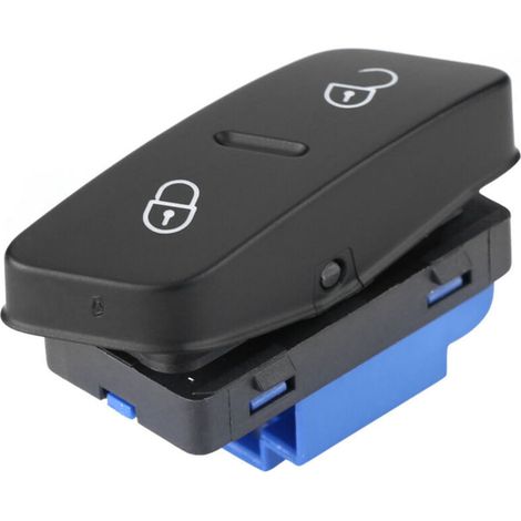 Bouton de verrouillage de porte confortable en plastique de haute qualité, interrupteur de voiture noir, pour outil de bouton 1K0962125B