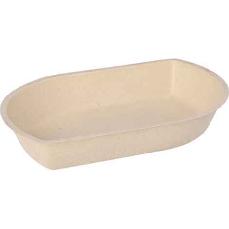 Zuckerrohrtablett 21x14x3,6cm Fruchtfleisch 50 Stück Papstar