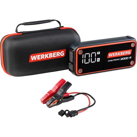 WERKBERG AL009 banco de potencia de arranque 3000A/6000A 36000mAh N