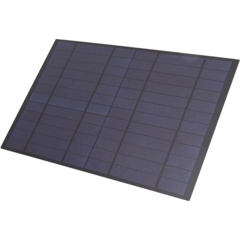 6V 10W Solarpanel aus polykristallinem Silizium, 1660mA Solarladeplatte für Camping, Wandern und Bergsteigen (1/5)