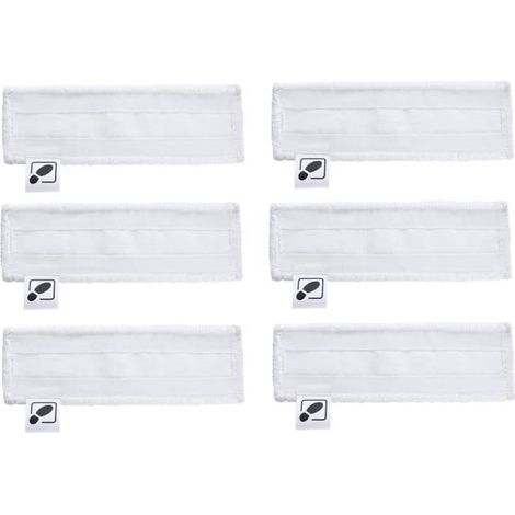 6 PCS Bonnettes Microfibre pour SC 2, SC 3, SC 4, SC 5 Easy Fix Kärcher, Lingettes Remplacement pour Kärcher Nettoyeur Vapeur (1/4)