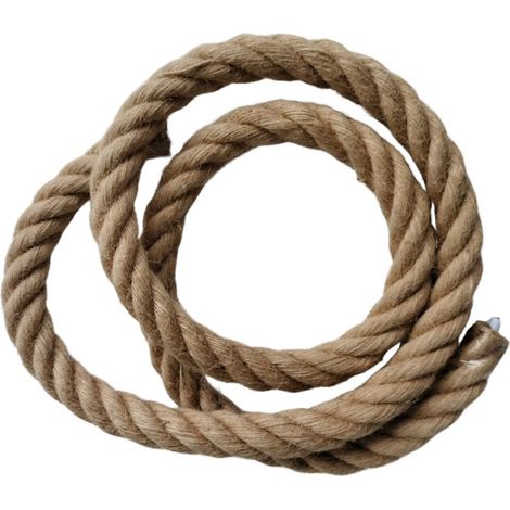 Câble Corde Chanvre Tressé 3 x 0,75 mm vendu au mètre (1/3)