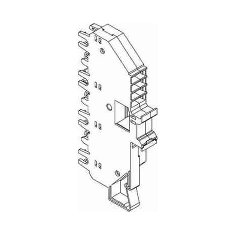 BTITC32L3NP Base per collegamento plug-in BTDIN 1P+N 1 modulo In=32A - L3-N