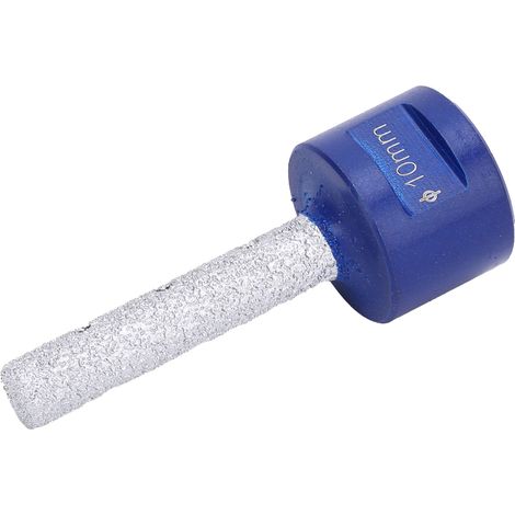 Diamant-Trockenbohrer mit Gewindeschneidkopf, geradem Schaft, gelöteter Bohrung, Polierbohrer, 10 mm (1/5)