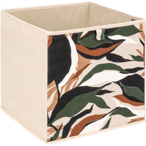 Boîte de Rangement Réversible "Lauria" 31x31cm Beige (1/3)