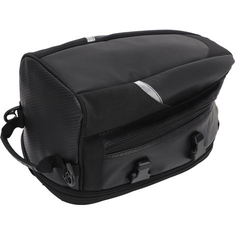 Sacoche arrière de moto étanche, extensible, de type sac à dos, avec sacoche de selle arrière d'une capacité de 14,5 à 18,5 L. (1/5)