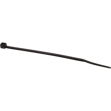 Serre-câble RS PRO Noir en Nylon 66, 100mm x 2,5 mm ( Prix pour Sachet de 100 ) (1/2)