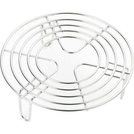 Grille de cuisson en acier inoxydable, Support de cuisson à vapeur rond Pour casseroles, grilles de refroidissement, grille à gâteau pour la cuisson (1/5)