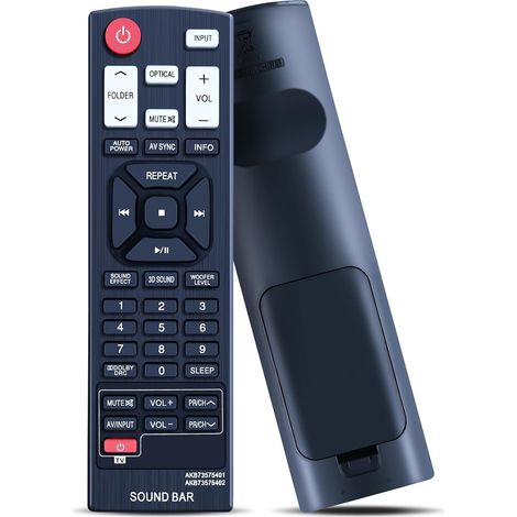 Télécommande de rechange compatible avec barre de son LG NB4530A, NB2520A, NB3520A, NB2430A, NB2530A, NB3530A, NB3531A (1/5)