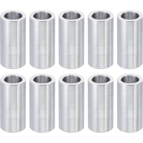 Entretoises En Aluminium M8, Lot De 10 Entretoises En Métal En Aluminium, 8,2 mm ID x 12 mm OD x 25 mm De Longueur, Entretoise En Aluminium Pour Vis De 5/16" Ou M8 (1/5)