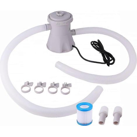 Pompe de filtration pour piscine familiale, couleurs assorties, 1 pompe de circulation d'eau (1/5)