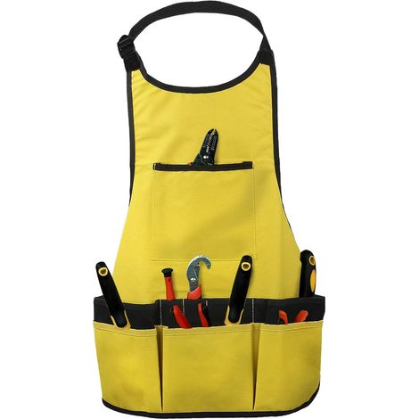 Oxford cloth garden apron, thickened garden tools belt, multifunctional, waterproof, wear-resistant for women and men