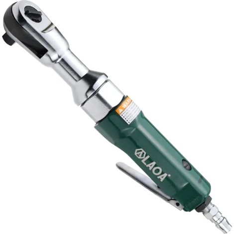 LAOA Clé à cliquet pneumatique 1/2 (12.5 mm) 100Nm, clé à Air en forme de L, Mini outils d'atelier, réparation outils pneumatiques, 300×44mm (1/4)