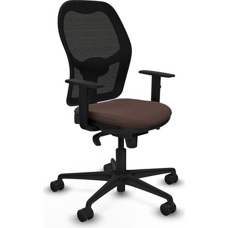Sedia da Ufficio Piqueras y Crespo 1D036N0 Nero Marrone scuro (1/5)