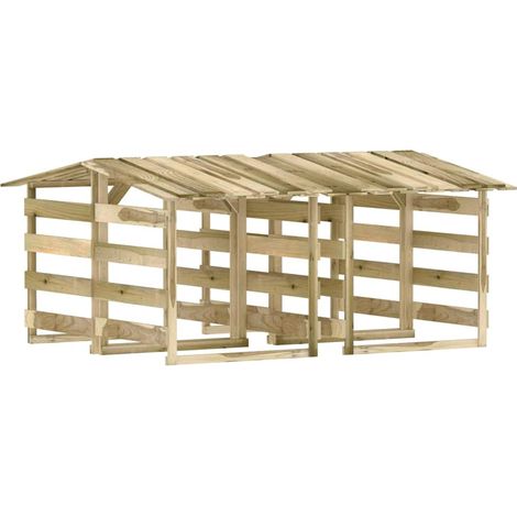 Maison Exclusive - Pergole con Tetto 4 pz 100x90x100 cm Legno di Pino Impregnato (1/5)