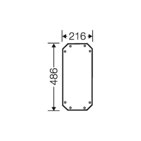 HENSEL Montageplatte FP MP 30 4mm stark (1/2)