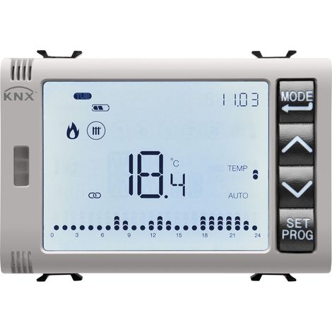 THERM.PROGRAMMABLE T+H KNX ENC. BEIGE GEWISS GW13794H
