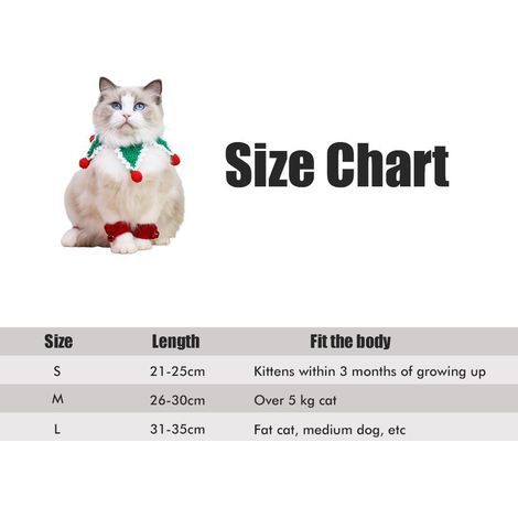 Écharpe, bavoir et serviette pour animaux de compagnie (chien/chat) pour Noël - Accessoires adorables pour animaux (1/5)